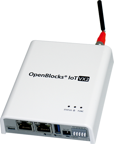 LTEモジュール（NTTドコモ／KDDI対応）　OpenBlocks IoT VX2装着時