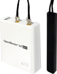 LTEモジュール(KDDI) OpenBlocks IoT EX1装着時