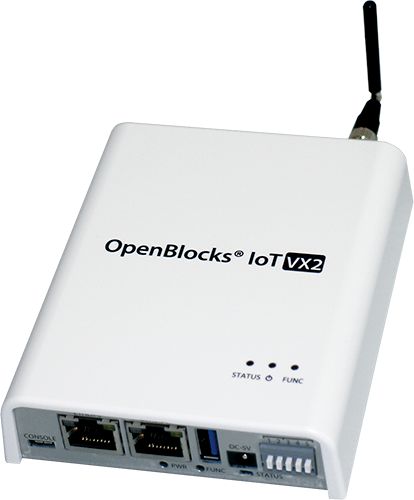 LTEモジュール（ソフトバンク対応）　OpenBlocks IoT VX2装着時